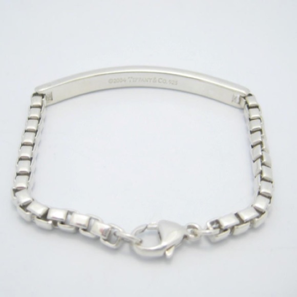 SOLD ELSEWHERE - Authentic Tiffany & Co. 2004 Venetian Link 925 ID Bracelet - Picture 4 of 6